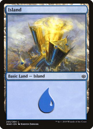 Island (255) [War of the Spark] | Magic Magpie