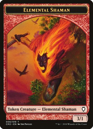 Elemental Shaman Token [Commander Anthology Volume II Tokens] | Magic Magpie