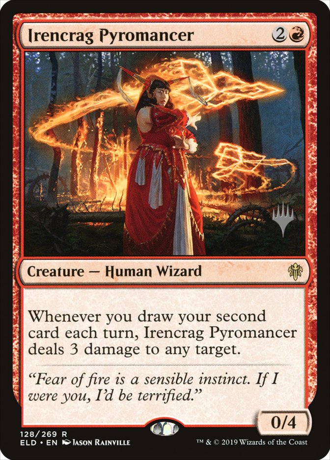 Irencrag Pyromancer (Promo Pack) [Throne of Eldraine Promos] | Magic Magpie