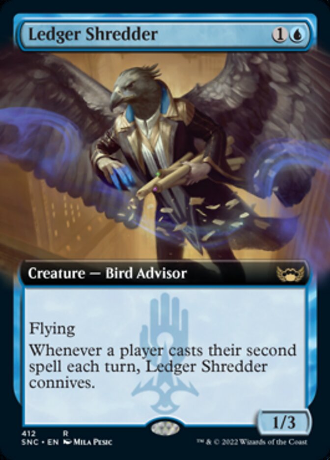 Ledger Shredder (Extended Art) [Streets of New Capenna] | Magic Magpie