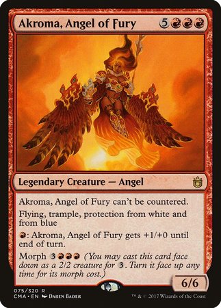 Akroma, Angel of Fury [Commander Anthology] | Magic Magpie