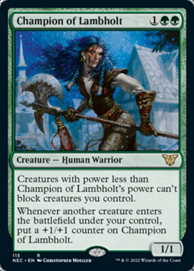 Champion of Lambholt [Kamigawa: Neon Dynasty Commander] | Magic Magpie