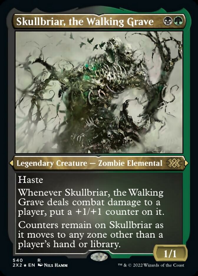 Skullbriar, the Walking Grave (Foil Etched) [Double Masters 2022] | Magic Magpie