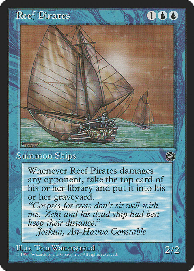 Reef Pirates (Joskun Flavor Text) [Homelands] | Magic Magpie