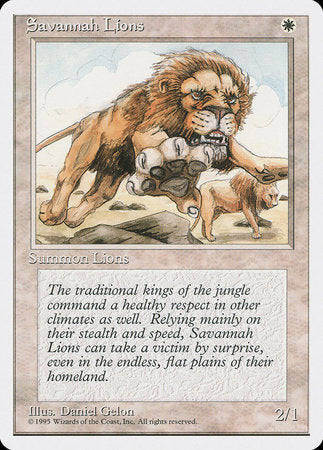 Savannah Lions [Fourth Edition] | Magic Magpie