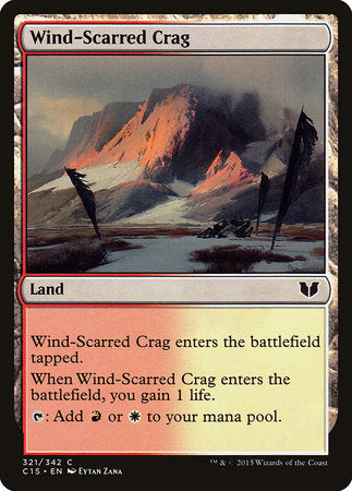 Wind-Scarred Crag [Commander 2015] | Magic Magpie