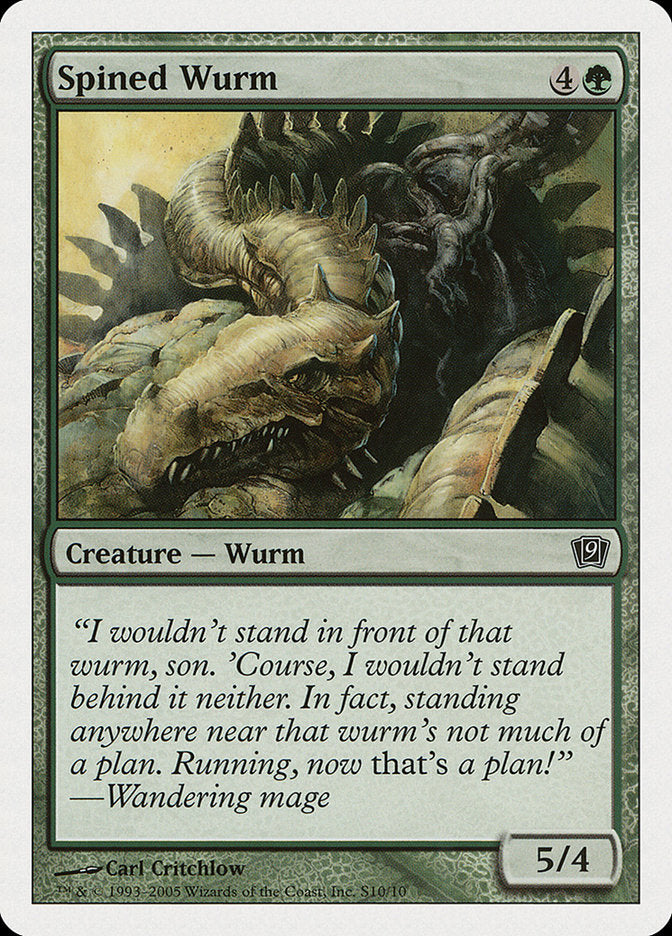 Spined Wurm [Ninth Edition] | Magic Magpie