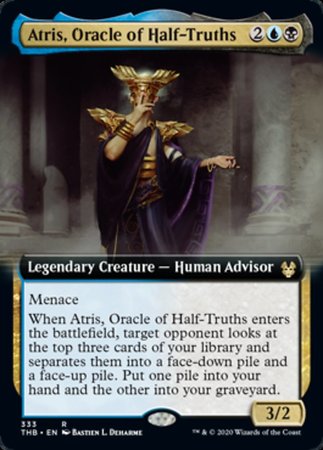 Atris, Oracle of Half-Truths (Extended Art) [Theros Beyond Death] | Magic Magpie