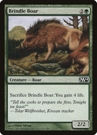 Brindle Boar [Magic 2014] | Magic Magpie