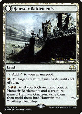 Hanweir Battlements [Eldritch Moon Promos] | Magic Magpie