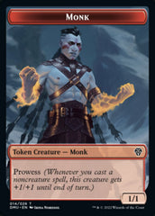 Soldier // Monk Double-sided Token [Dominaria United Tokens] | Magic Magpie