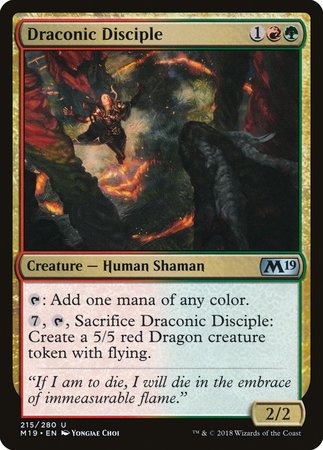 Draconic Disciple [Core Set 2019] | Magic Magpie