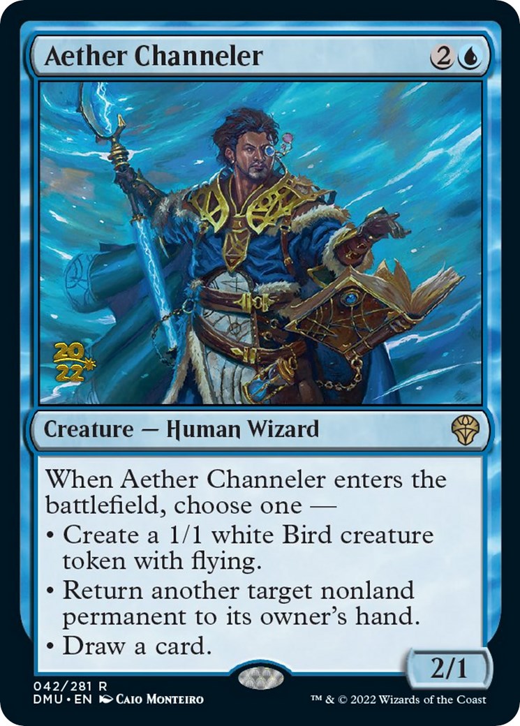 Aether Channeler [Dominaria United Prerelease Promos] | Magic Magpie