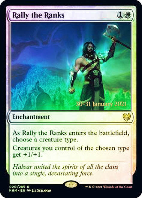 Rally the Ranks  [Kaldheim Prerelease Promos] | Magic Magpie