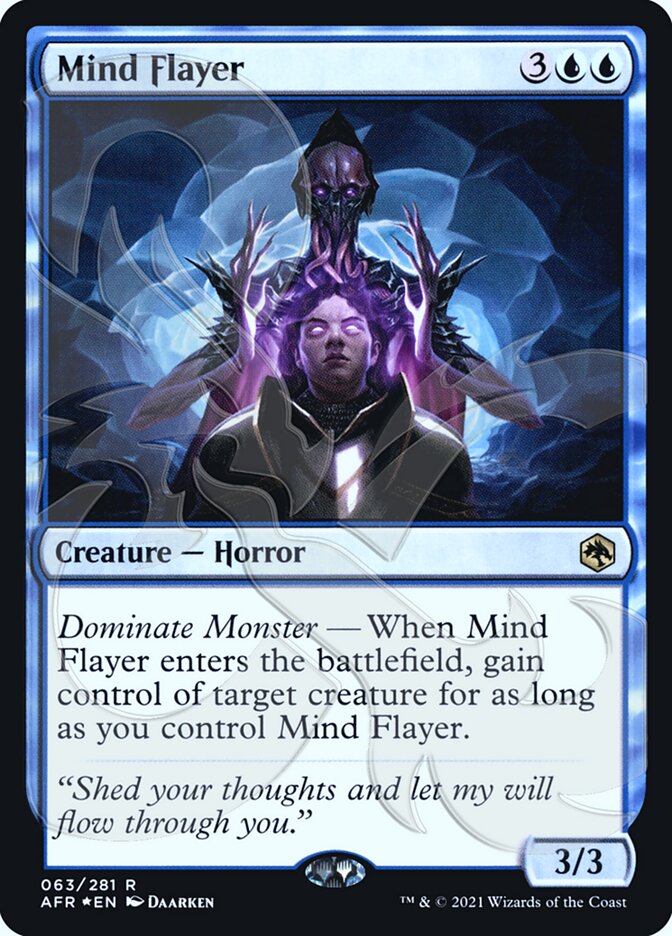 Mind Flayer (Ampersand Promo) [Dungeons & Dragons: Adventures in the Forgotten Realms Promos] | Magic Magpie