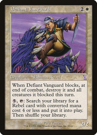 Defiant Vanguard [Time Spiral Timeshifted] | Magic Magpie