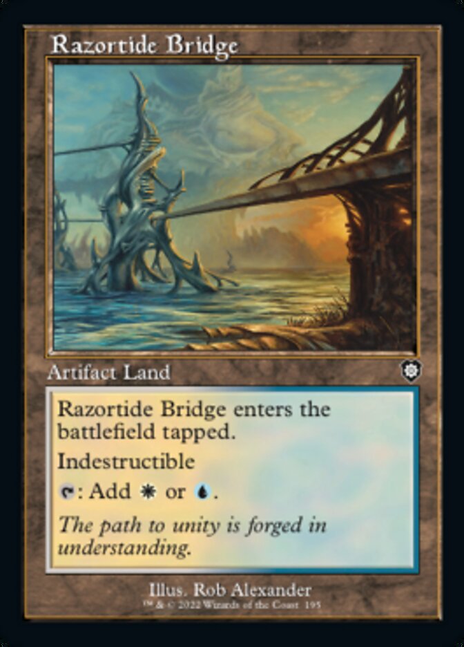 Razortide Bridge (Retro) [The Brothers' War Commander] | Magic Magpie