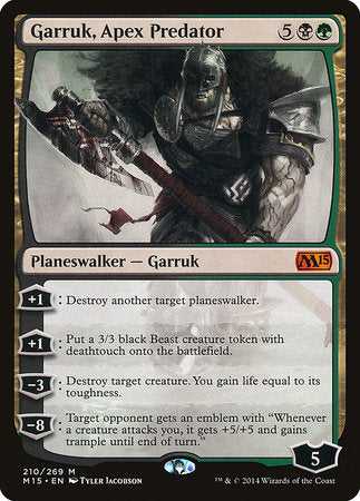 Garruk, Apex Predator [Magic 2015] | Magic Magpie