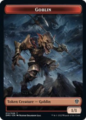 Zombie Knight // Goblin Double-sided Token [Dominaria United Commander Tokens] | Magic Magpie