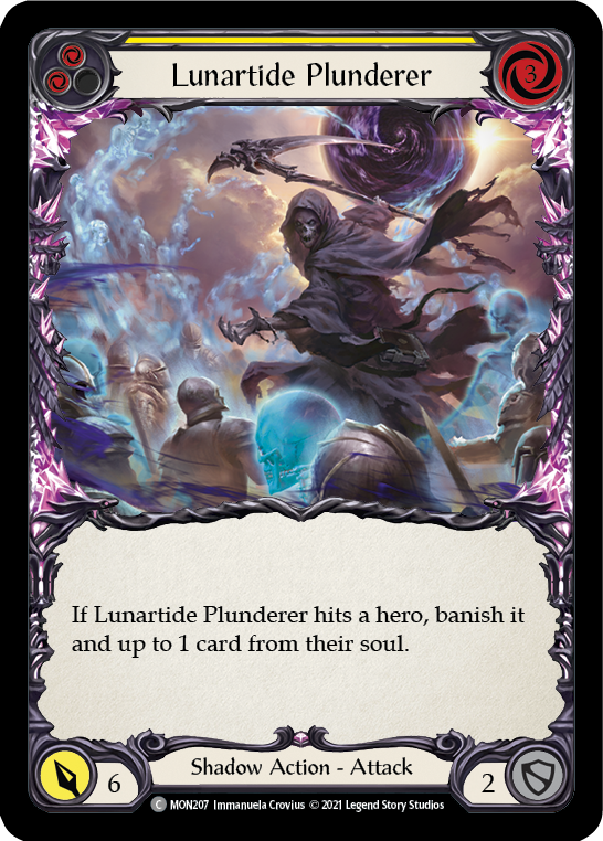 Lunartide Plunderer (Yellow) [MON207] 1st Edition Normal | Magic Magpie