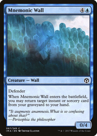 Mnemonic Wall [Iconic Masters] | Magic Magpie