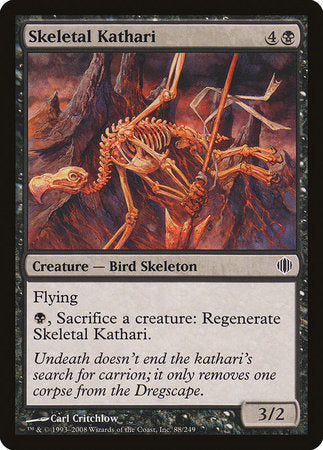 Skeletal Kathari [Shards of Alara] | Magic Magpie