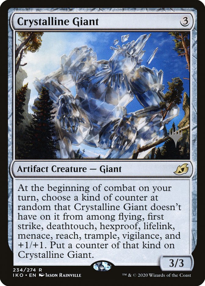 Crystalline Giant (Promo Pack) [Ikoria: Lair of Behemoths Promos] | Magic Magpie