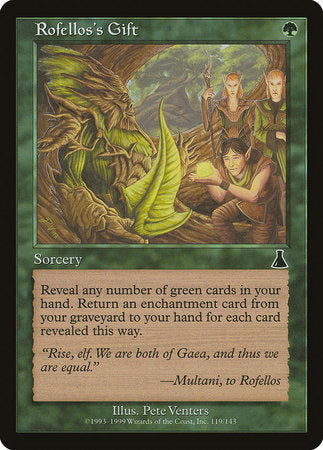 Rofellos's Gift [Urza's Destiny] | Magic Magpie