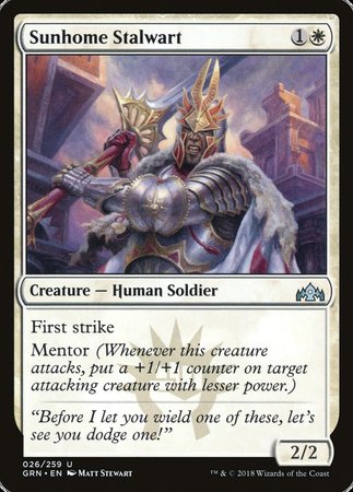 Sunhome Stalwart [Guilds of Ravnica] | Magic Magpie