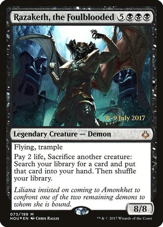 Razaketh, the Foulblooded [Hour of Devastation Promos] | Magic Magpie