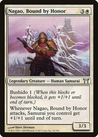 Nagao, Bound by Honor [Champions of Kamigawa] | Magic Magpie