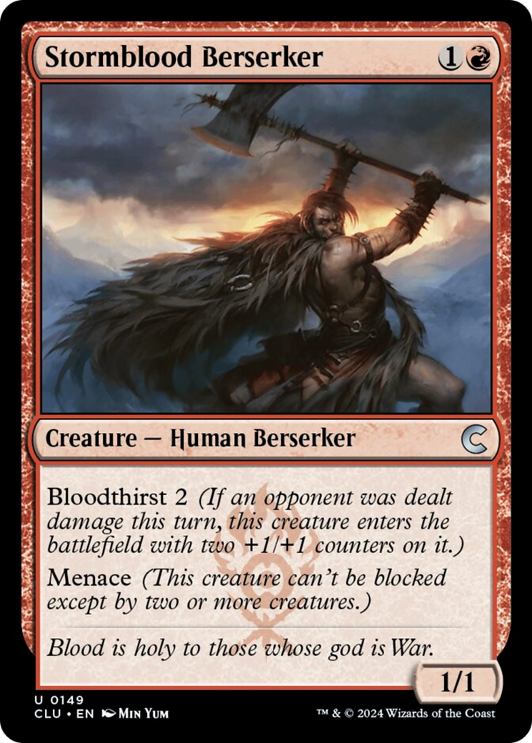 Stormblood Berserker [Ravnica: Clue Edition] | Magic Magpie