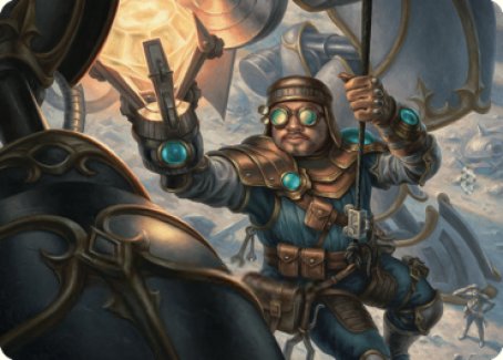 Powerstone Engineer Art Card [The Brothers' War Art Series] | Magic Magpie