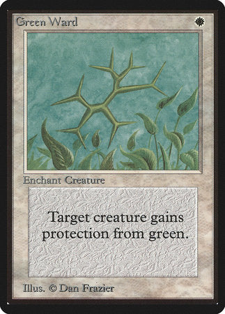 Green Ward [Limited Edition Beta] | Magic Magpie
