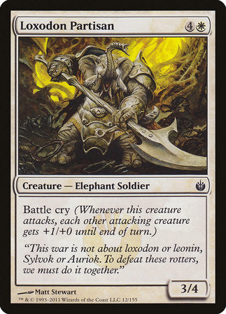 Loxodon Partisan [Mirrodin Besieged] | Magic Magpie