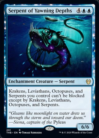 Serpent of Yawning Depths [Theros Beyond Death] | Magic Magpie