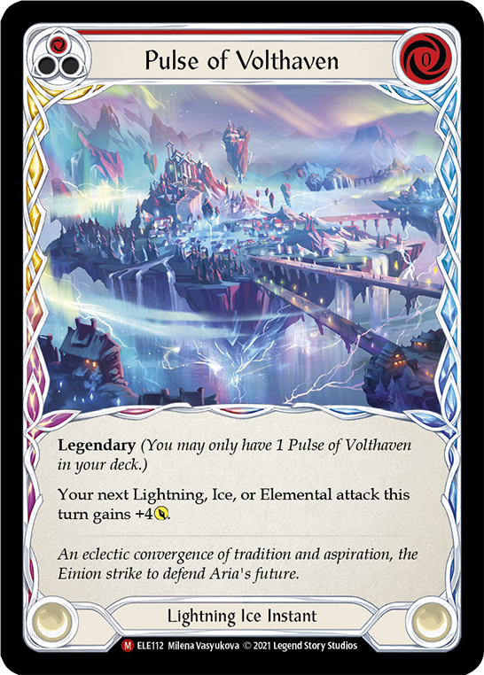 Pulse of Volthaven [ELE112] (Tales of Aria)  1st Edition Cold Foil | Magic Magpie