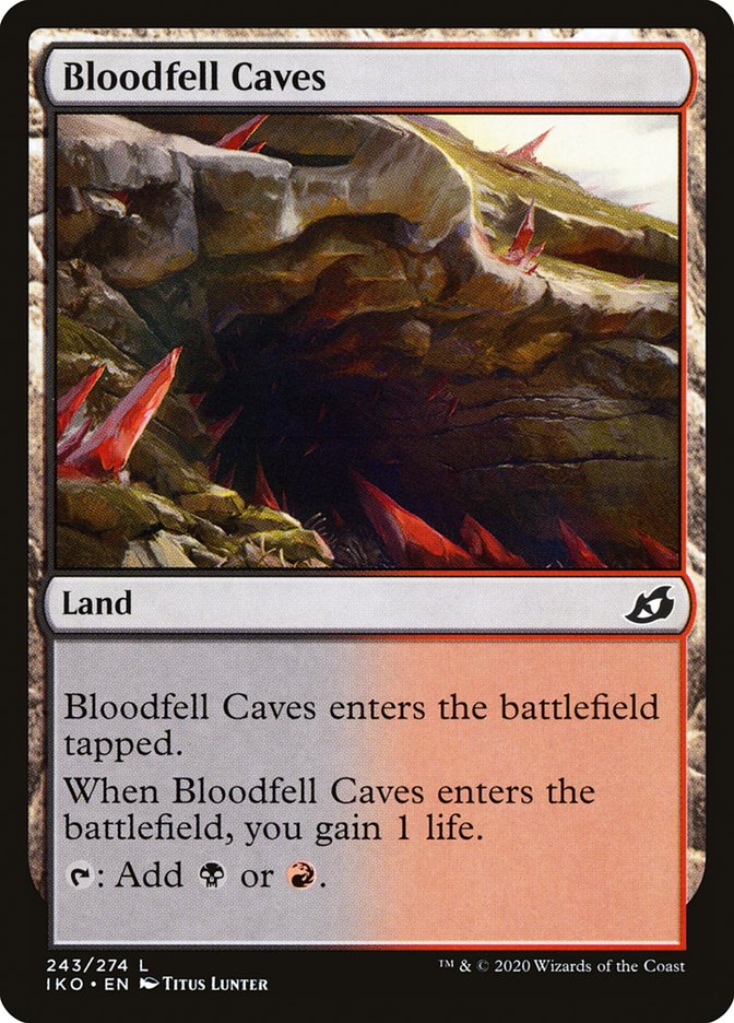 Bloodfell Caves [Ikoria: Lair of Behemoths] | Magic Magpie