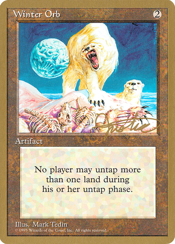 Winter Orb (Mark Justice) [Pro Tour Collector Set] | Magic Magpie