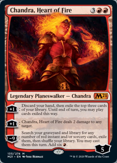 Chandra, Heart of Fire [Core Set 2021] | Magic Magpie