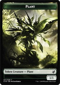 Plant // Morph Double-sided Token [Commander 2019 Tokens] | Magic Magpie