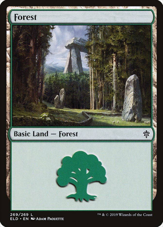 Forest (269) [Throne of Eldraine] | Magic Magpie