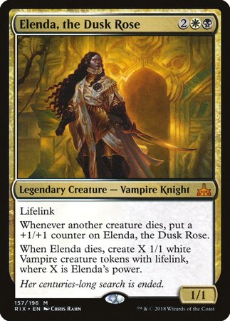 Elenda, the Dusk Rose [Rivals of Ixalan] | Magic Magpie