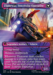 Flamewar, Brash Veteran // Flamewar, Streetwise Operative (Shattered Glass) [Universes Beyond: Transformers] | Magic Magpie