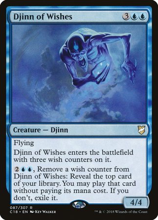 Djinn of Wishes [Commander 2018] | Magic Magpie