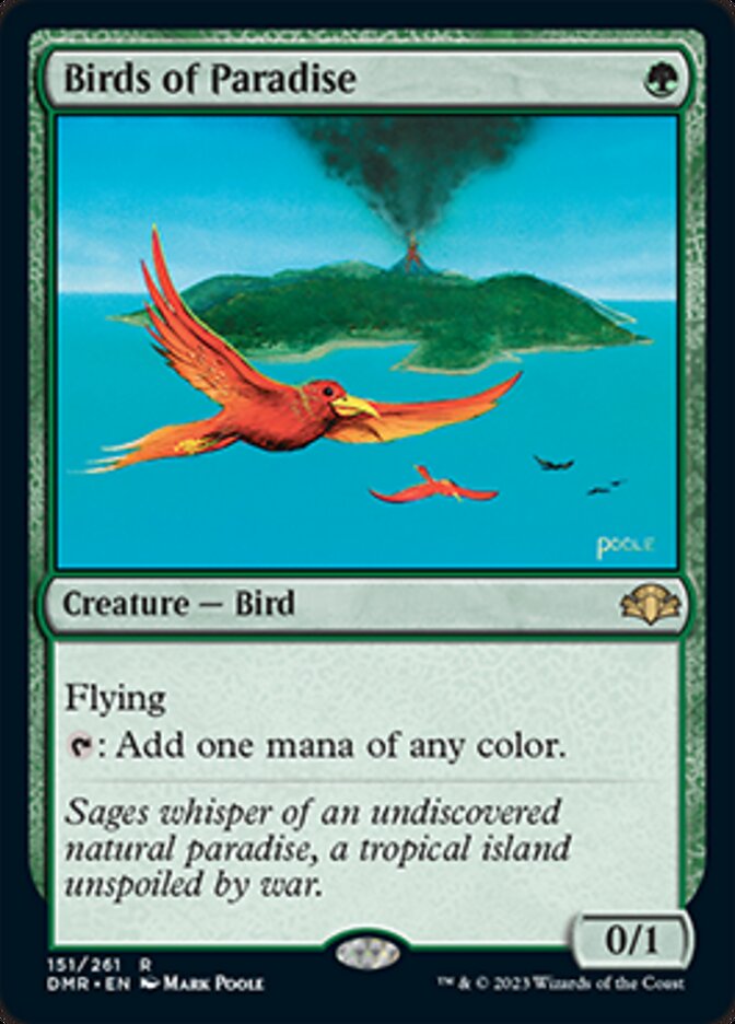 Birds of Paradise [Dominaria Remastered] | Magic Magpie