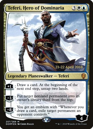 Teferi, Hero of Dominaria [Dominaria Promos] | Magic Magpie