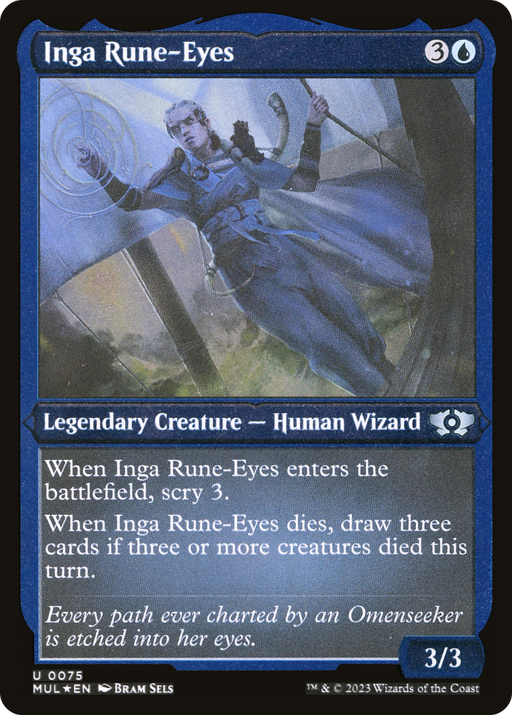 Inga Rune-Eyes (Foil Etched) [Multiverse Legends] | Magic Magpie