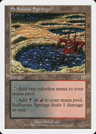 Sulfurous Springs [Deckmasters] | Magic Magpie