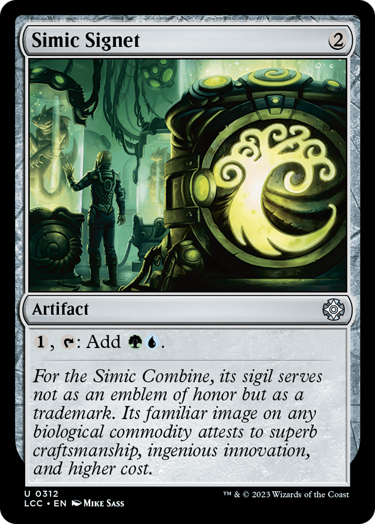 Simic Signet [The Lost Caverns of Ixalan Commander] | Magic Magpie